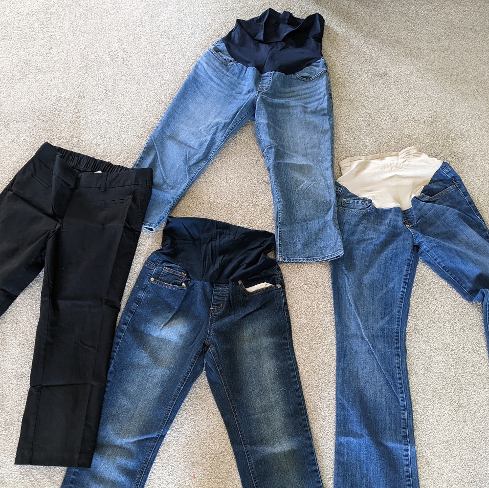 Maternity Pants - Set of Four! What a steal